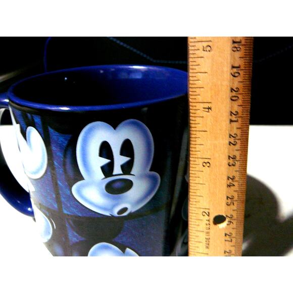 Disney's Mickey Mouse Many Faces Blue Ceramic 16oz Mug - Picture 7 of 8
